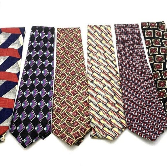 Lot of 6 Robert Talbott Studio Mens Ties Necktie